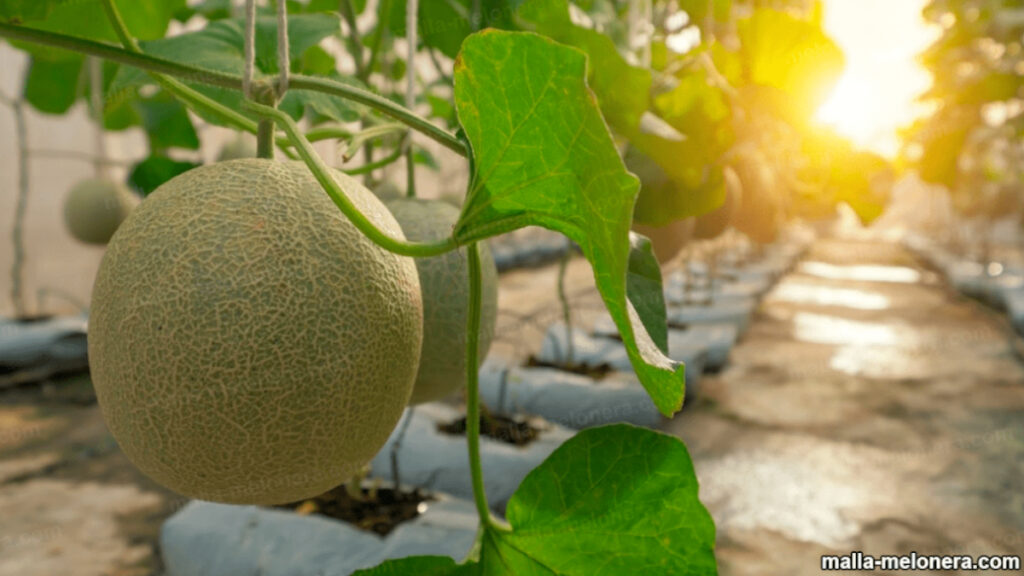 producción de melones